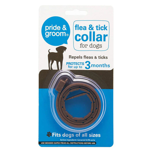 Pride & Groom Flea & Tick Collar For Dogs