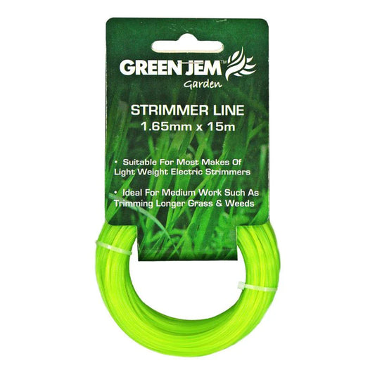 Green Jem Strimmer Line Green - 1.65mm x 15m